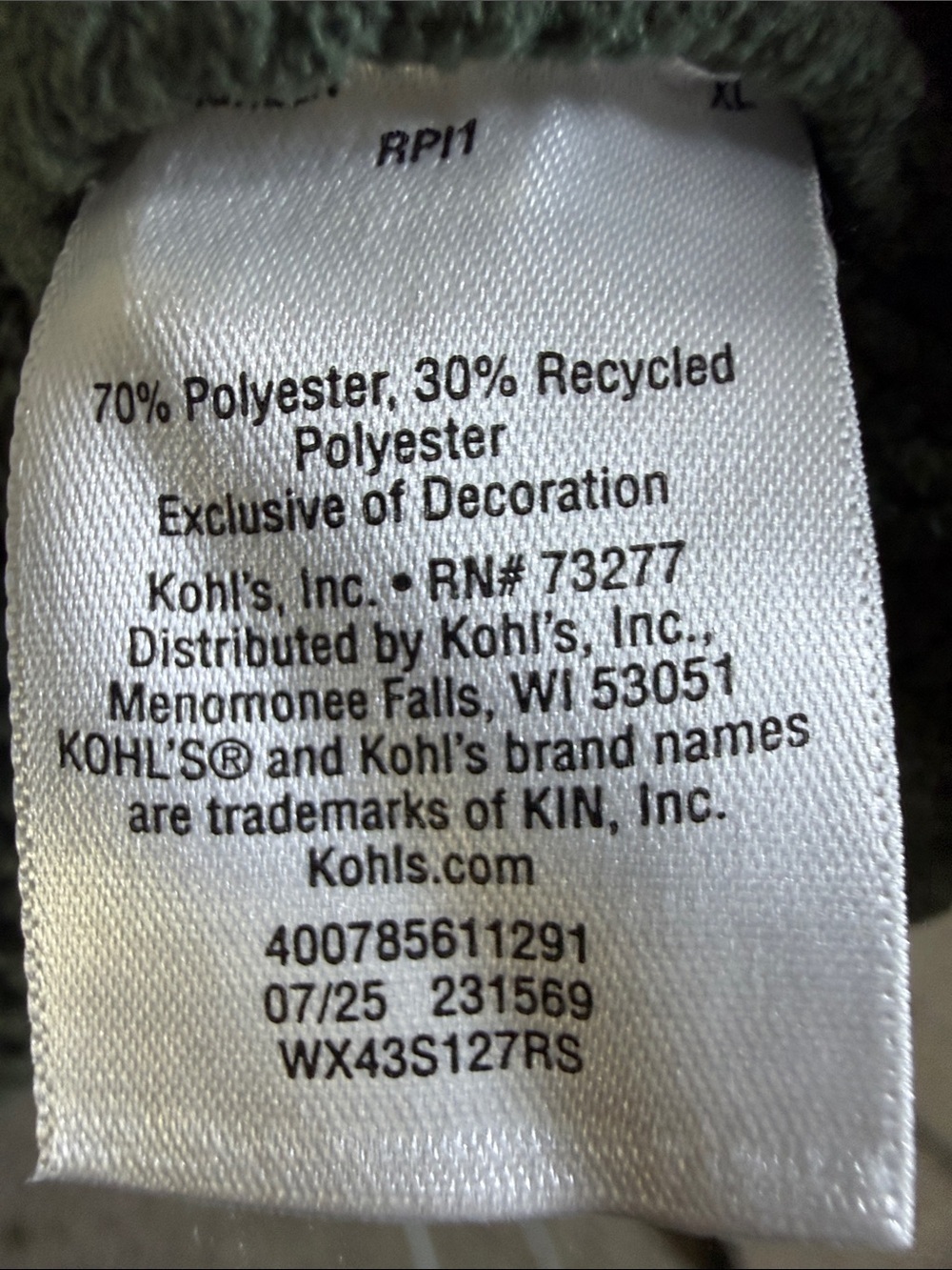 FLX Womens Zip-Front Chunky Knit Sweater Jacket - Green Sz XL NWT - Picture 8 of 10